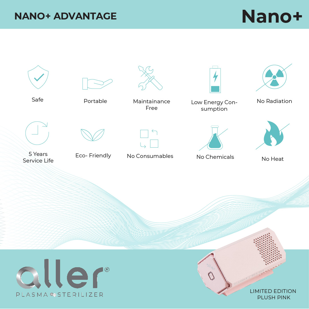 Aller Plasma Nano+ Pink - Aller Plasma Sterilizer